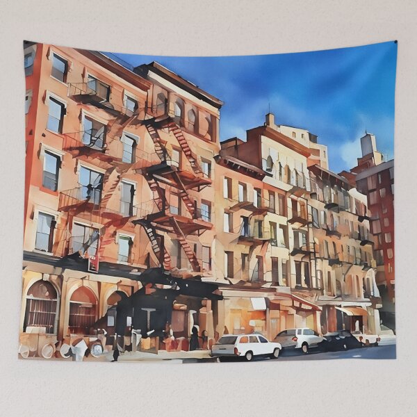 Item preview, The Redbricks of Tribeca designed and sold by RCWatercolours.