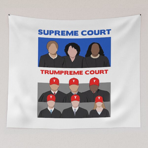 Item preview, Supreme Trumpreme Court Political Commentary Art T-Shirt designed and sold by EthosWear.