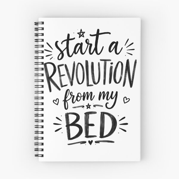 Item preview, Start a revolution from my bed designed and sold by The Curious Cow.