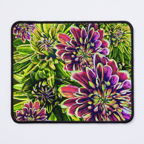 Item preview, Neon Green Chrysanthemums 5 designed and sold by nastiaart.