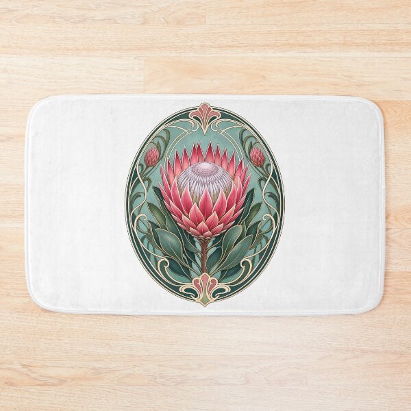 Item preview, Elegant Protea Flower Art Nouveau Botanical designed and sold by AntiqueImages.