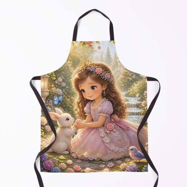 Item preview, Enchanted Garden Princess Storybook Illustration designed and sold by Lucia Amaris Art.
