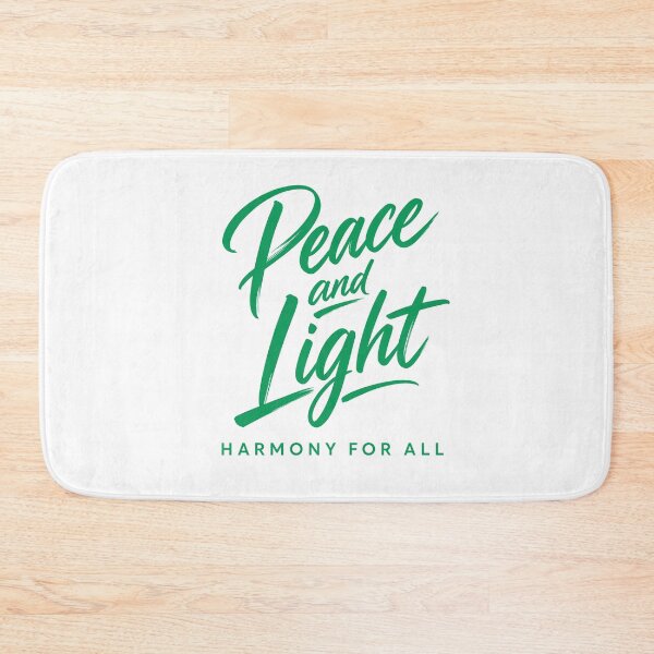 Item preview, Peace and Light Harmony for All Modern Typography designed and sold by ML-Media.