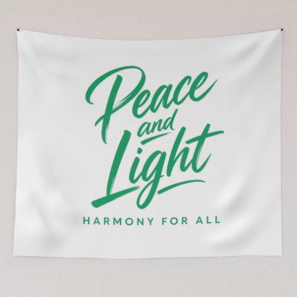 Item preview, Peace and Light Harmony for All Modern Typography designed and sold by ML-Media.