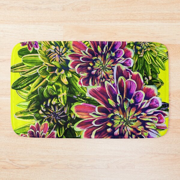 Item preview, Neon Green Chrysanthemums 6 designed and sold by nastiaart.