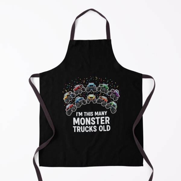 Item preview, I'm This Many Monster Trucks Old 10th Birthday Monster Truck Kids Boy designed and sold by PopStars1993.