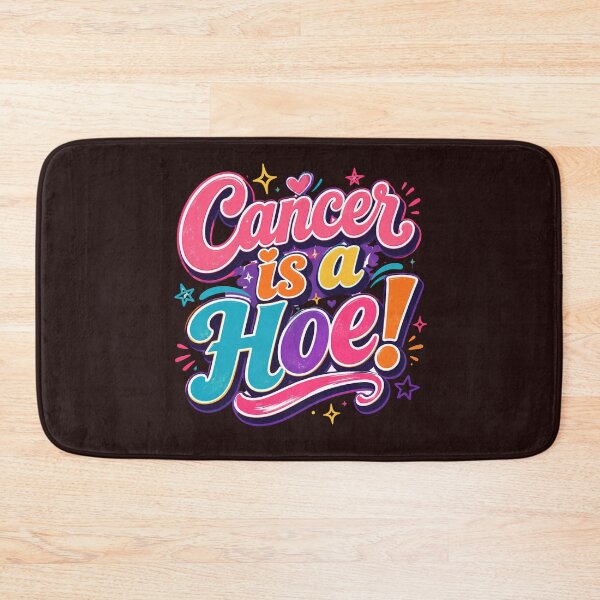 Item preview, Cancer Is A Hoe Pink Sparkle Cancer Survivor Design designed and sold by WHDProduction45.