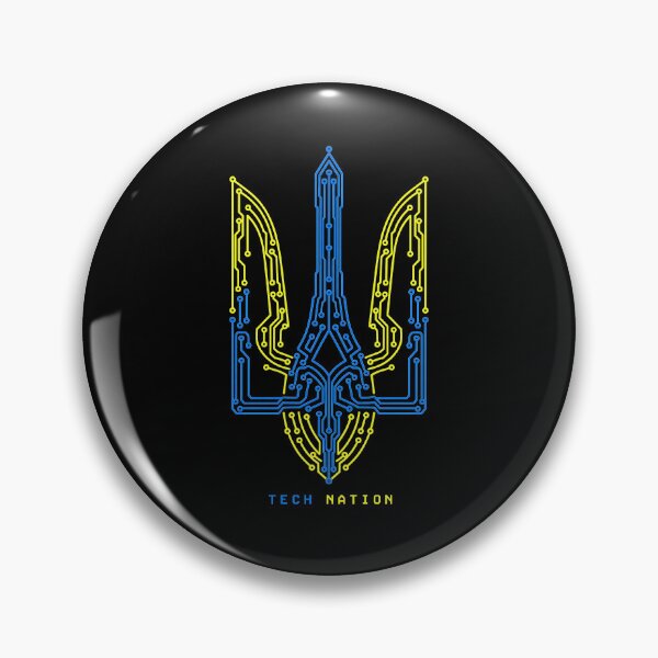 Item preview, Tech Nation Ukrainian Tryzub Cyber Circuit designed and sold by ML-Media.