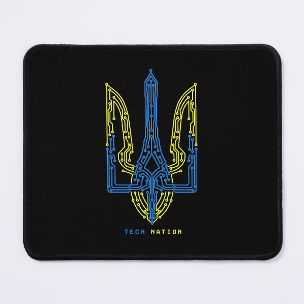 Item preview, Tech Nation Ukrainian Tryzub Cyber Circuit designed and sold by ML-Media.