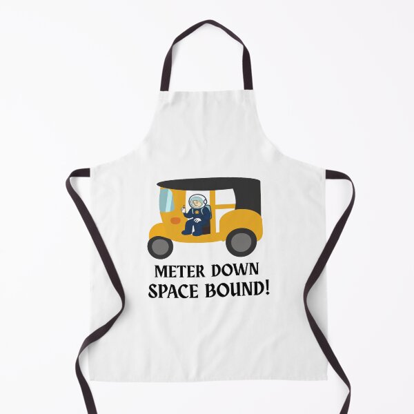 Item preview, Astronaut In Rickshaw Meter Down Space Bound designed and sold by KromaDesignLab.