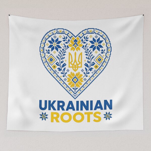Item preview, Ukrainian Roots Heart Traditional Embroidery designed and sold by ML-Media.