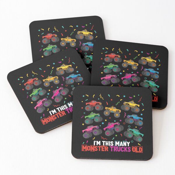 Item preview, I'm This Many Monster Trucks Old 9th Birthday Monster Truck Fan designed and sold by PopStars1993.