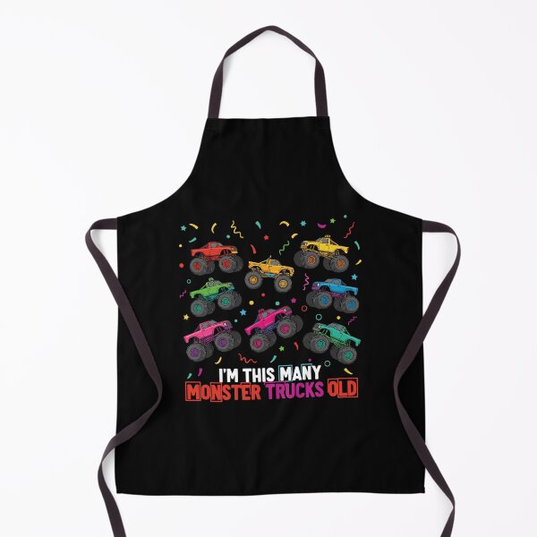 Item preview, I'm This Many Monster Trucks Old 9th Birthday Monster Truck Fan designed and sold by PopStars1993.