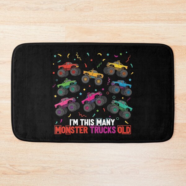 Item preview, I'm This Many Monster Trucks Old 9th Birthday Monster Truck Fan designed and sold by PopStars1993.