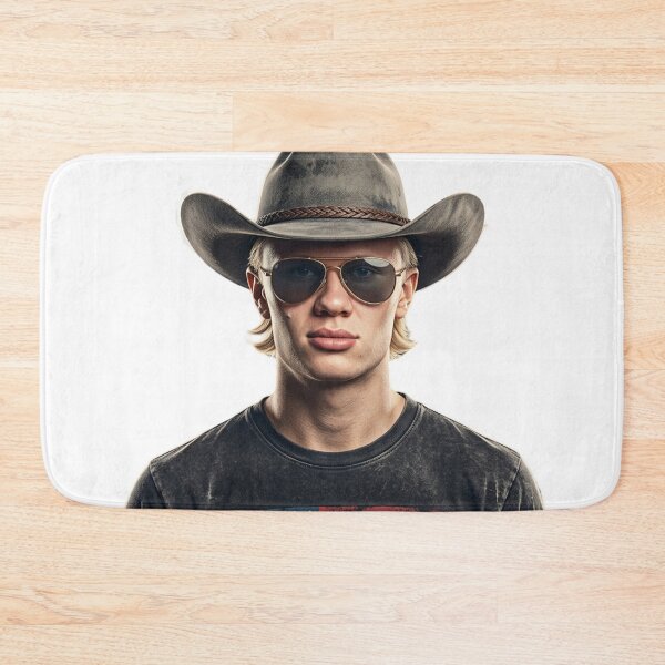 Item preview, Erling Haaland Texas Sticker designed and sold by Simplybe1.