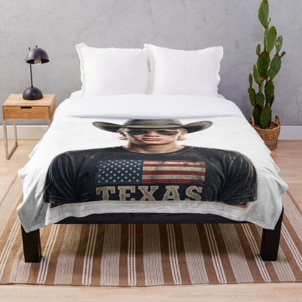 Aperçu de l'œuvre Autocollant Erling Haaland Texas créée et vendue par Simplybe1.