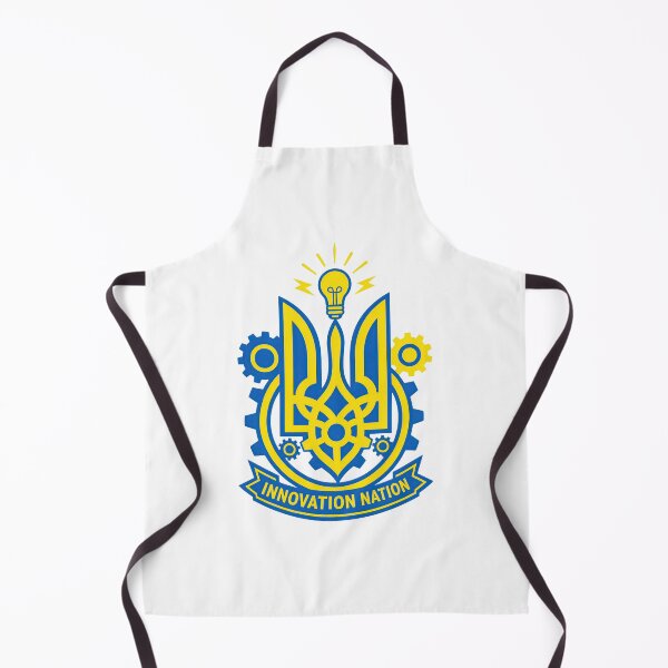 Item preview, Ukraine Innovation Nation - Tryzub and Lightbulb Emblem designed and sold by ML-Media.