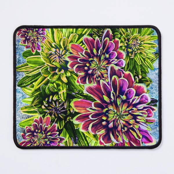 Item preview, Neon Green Chrysanthemums Background 1 designed and sold by nastiaart.