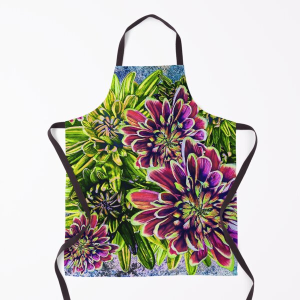 Item preview, Neon Green Chrysanthemums Background 1 designed and sold by nastiaart.