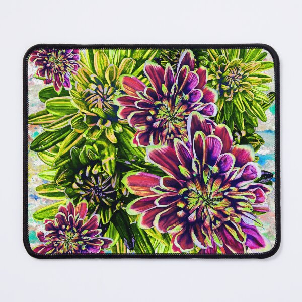 Item preview, Neon Green Chrysanthemums Background 2 designed and sold by nastiaart.