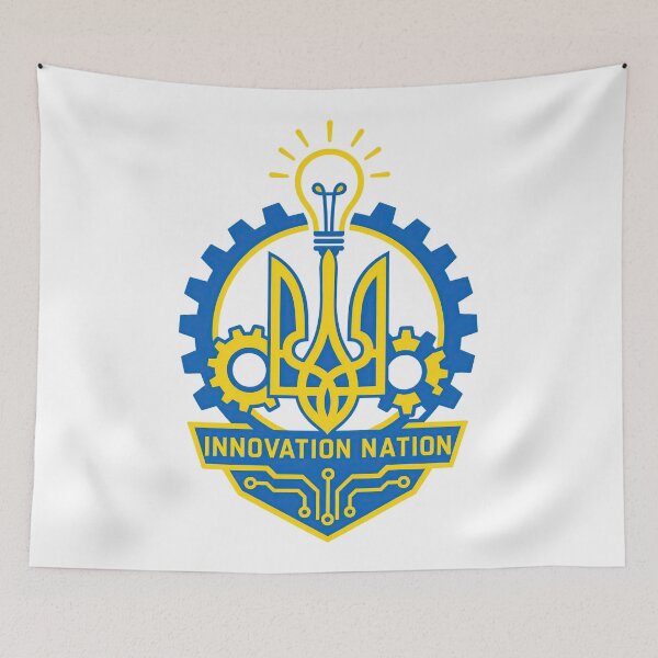 Item preview, Innovation Nation Ukrainian Tryzub Emblem designed and sold by ML-Media.