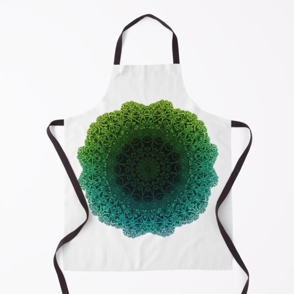 Item preview, Emerald Fractal Mandala – Geometric Sacred Sphere Design designed and sold by Dzblack.
