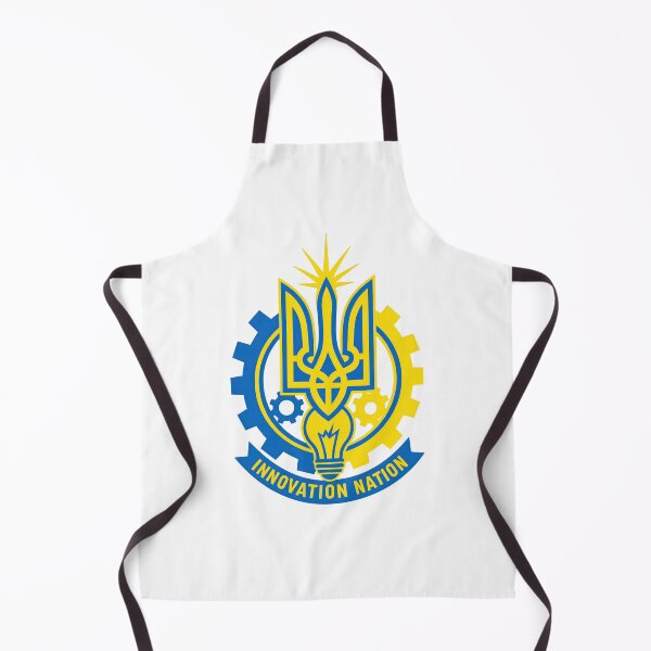 Item preview, Ukraine Innovation Nation Tryzub Gear Emblem designed and sold by ML-Media.