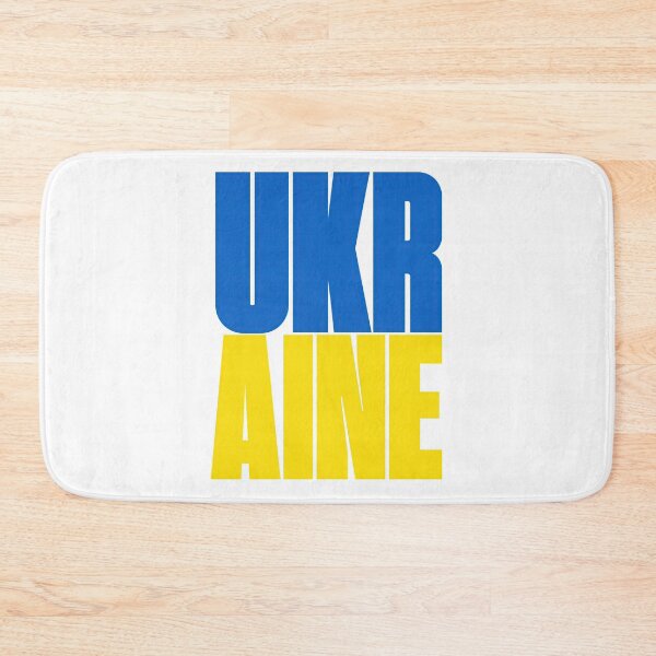 Item preview, Ukraine Typography Blue and Yellow designed and sold by ML-Media.