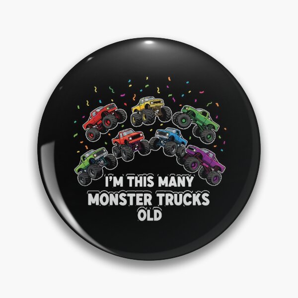 Item preview, I'm This Many Monster Trucks Old 7th Birthday Boy Kids Seven Years Old designed and sold by PopStars1993.