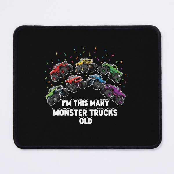 Item preview, I'm This Many Monster Trucks Old 7th Birthday Boy Kids Seven Years Old designed and sold by PopStars1993.