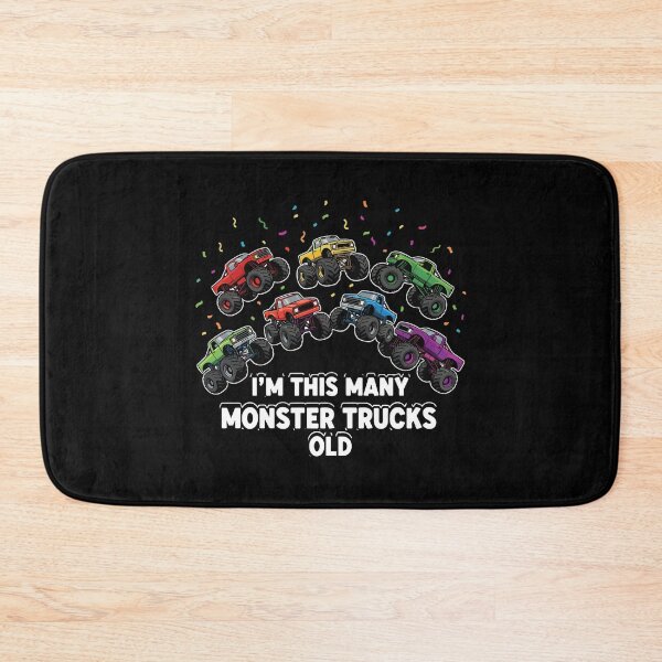 Item preview, I'm This Many Monster Trucks Old 7th Birthday Boy Kids Seven Years Old designed and sold by PopStars1993.