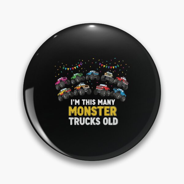 Item preview, I'm This Many Monster Trucks Old 9th Birthday Boy designed and sold by PopStars1993.