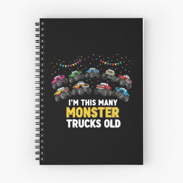 Item preview, I'm This Many Monster Trucks Old 9th Birthday Boy designed and sold by PopStars1993.