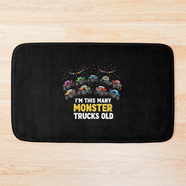 Item preview, I'm This Many Monster Trucks Old 9th Birthday Boy designed and sold by PopStars1993.