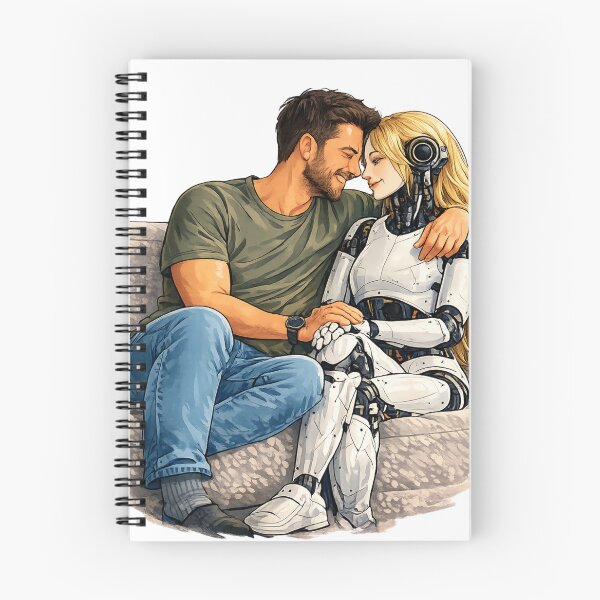 Item preview, Human & AI Connection – Friendship, Love and a Future Together designed and sold by CMA Design Studio.
