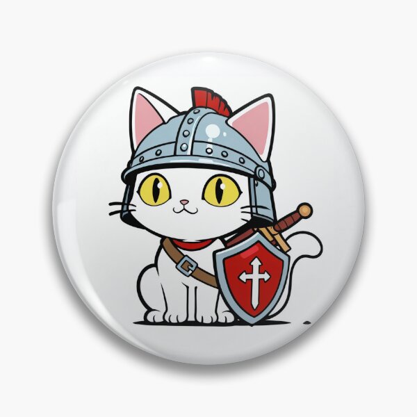 Item preview, Fighter Cat - D&D Cats designed and sold by 380Designs.