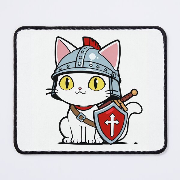 Item preview, Fighter Cat - D&D Cats designed and sold by 380Designs.