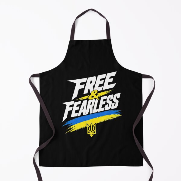 Item preview, Free and Fearless Ukraine Patriotism Tryzub designed and sold by ML-Media.