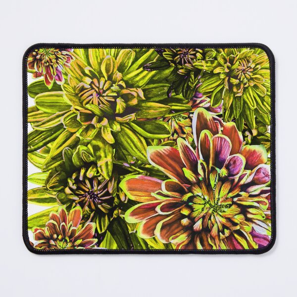 Item preview, Neon Yellow Chrysanthemums 1 designed and sold by nastiaart.