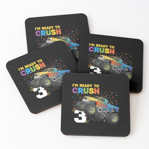 Item preview, I'm Ready To Crush 3 Monster Truck Third Birthday Three Year Old designed and sold by PopStars1993.