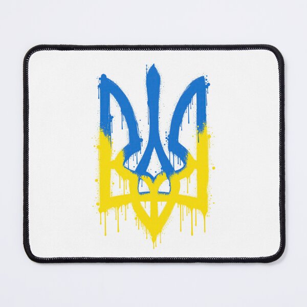 Item preview, Ukrainian Tryzub Spray Paint Graffiti designed and sold by ML-Media.
