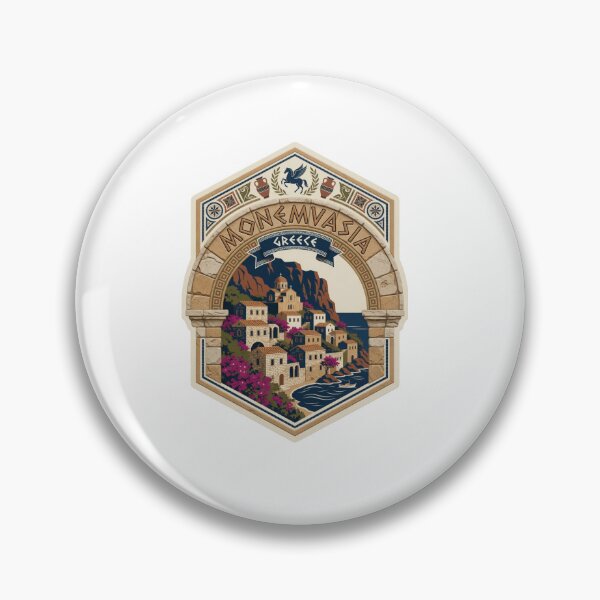 Item preview, Monemvasia Greece Fortress Travel Sticker Souvenir Summer Edition designed and sold by Imaginarium of Chaos falcon88 .