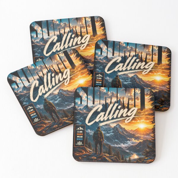 Item preview, Summit Calling – The View Is Worth the Climb | Mountain Adventure Design designed and sold by Genesis-Ink.