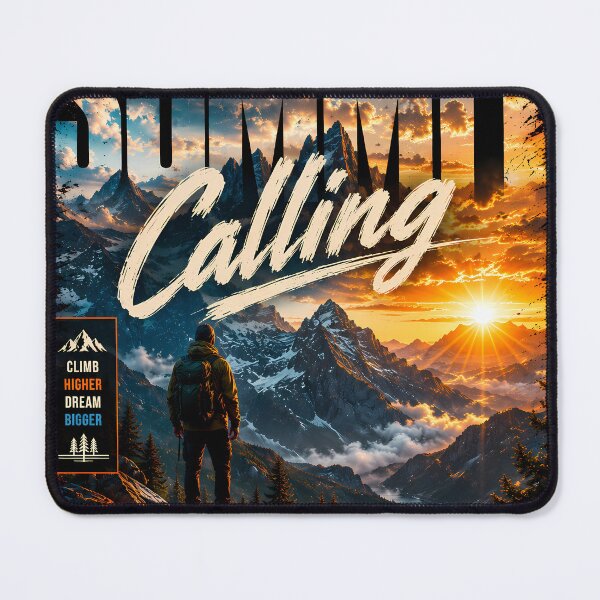 Item preview, Summit Calling – The View Is Worth the Climb | Mountain Adventure Design designed and sold by Genesis-Ink.