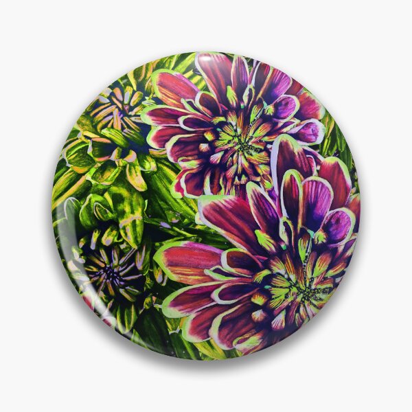 Item preview, Neon Green Chrysanthemums 2 designed and sold by nastiaart.