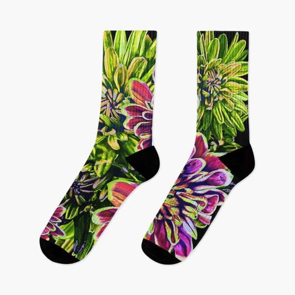 Item preview, Neon Green Chrysanthemums 3 designed and sold by nastiaart.