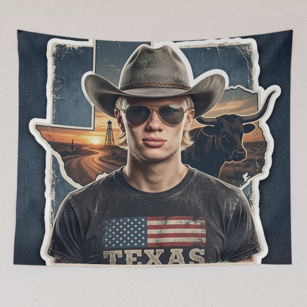 Item preview, Erling Haaland The Western Longhorn Edition designed and sold by Simplybe1.