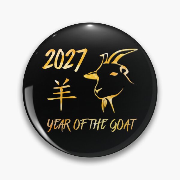 Artikelvorschau, 2027 Jahr der Ziege Chinesisches Tierkreiszeichen Mondneujahr entworfen und verkauft von Cat Lady Designs.