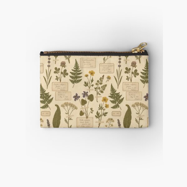 Item preview, Vintage Herbarium Pressed Plant Specimen Botanical Repeat designed and sold by StickyGuys.