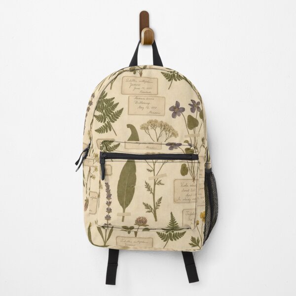 Item preview, Vintage Herbarium Pressed Plant Specimen Botanical Repeat designed and sold by StickyGuys.